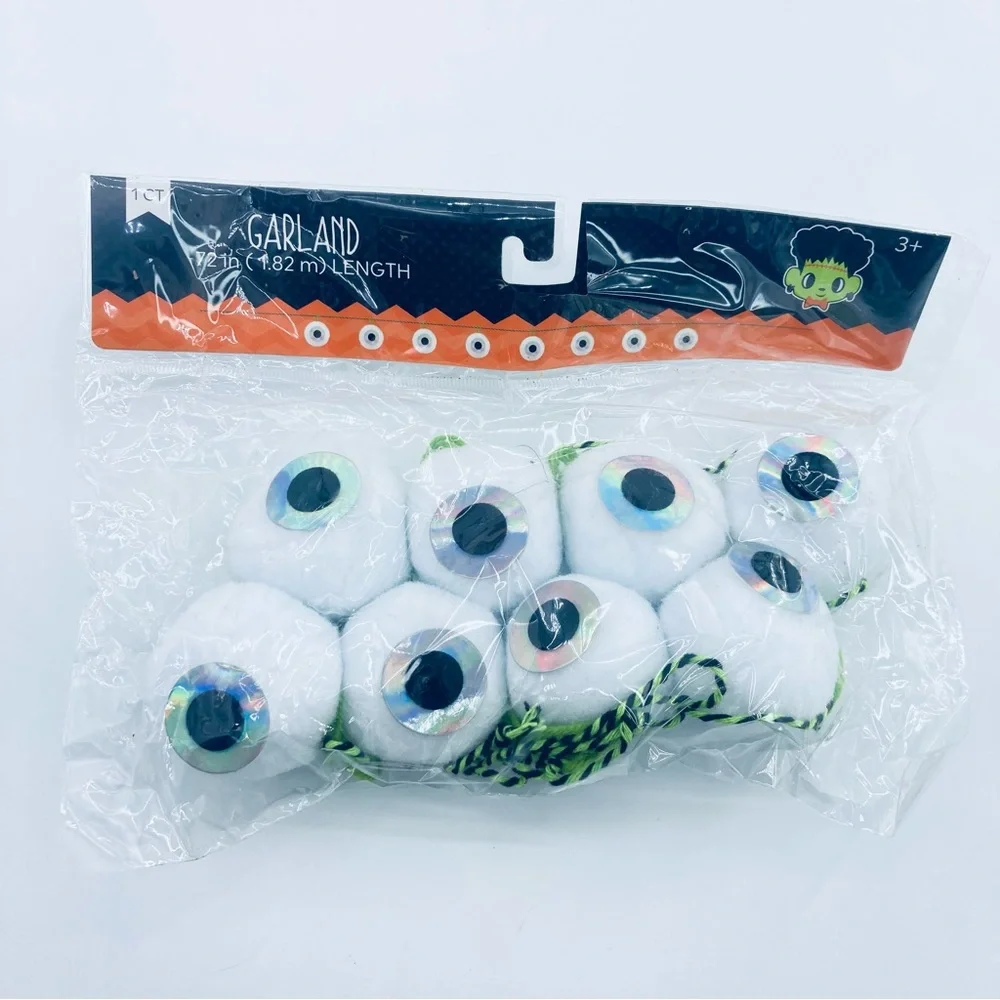 Halloween Eyeball Garland Party Decoration New Packaging Damage